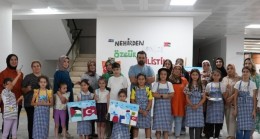 Elazığlı Çocuklar Resimlerini Filistin İçin Çizdi