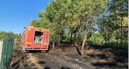 Elazığ’da Örtü ve Bahçe Yangını