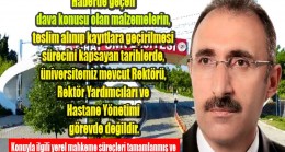 FÜ Rektörlüğünden Açıklama