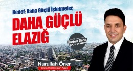 SAHADAN GELEN TALEPLER PROJEYE DÖNÜŞTÜ! NURULLAH ÖNER’DEN ELAZIĞ TSO İÇİN VİZYONER HAMLELER