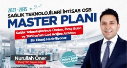 Nurullah Öner’den Elazığ’a Dev Proje: 1.000 Dönümlük Sağlık Teknolojileri OSB