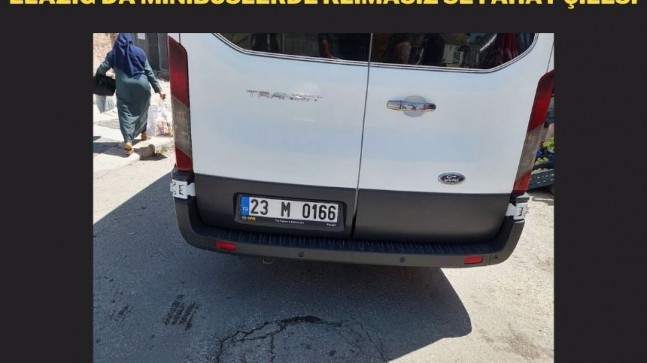 Elazığ’da Minibüslerde Klimasız Seyahat Çilesi