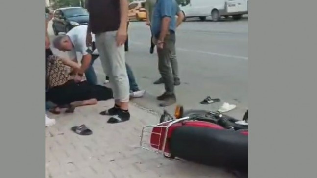 Otomobil İle Motosiklet Çarpıştı: 2 Yaralı