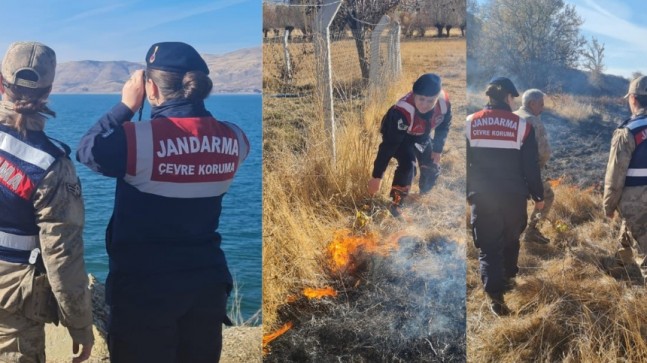 Jandarmadan Çevre Koruma ve Yangına Hızlı Müdahale