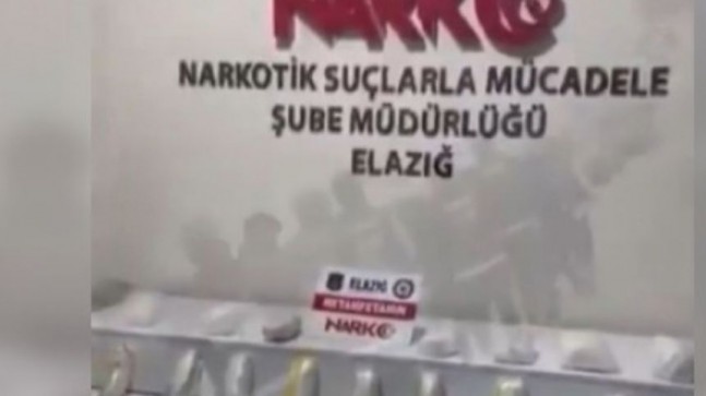 Elazığ’da 20 Kilo Metamfetamin Ele Geçirildi, 7 Şüpheli Tutuklandı!
