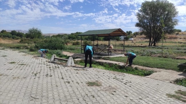 Cezalarını infaz eden hükümlüler Elazığ Belediyesi bünyesinde