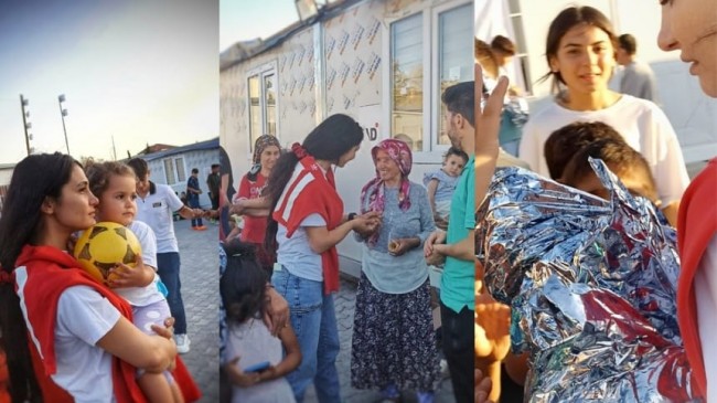 Kadına Şiddetle Mücadele Derneği, Depremzede Kadın ve Çocuklar İçin Umut Işığı Oldu