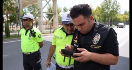 Elazığ’da Dron Destekli Trafik Denetimi
