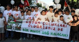 Elazığ’da Çocuklar Gazze İçin Yürüdü